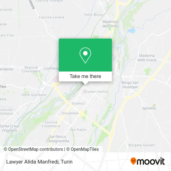 Lawyer Alida Manfredi map