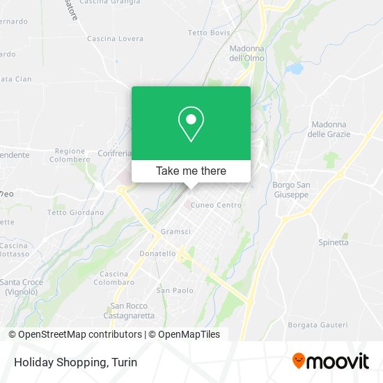 Holiday Shopping map