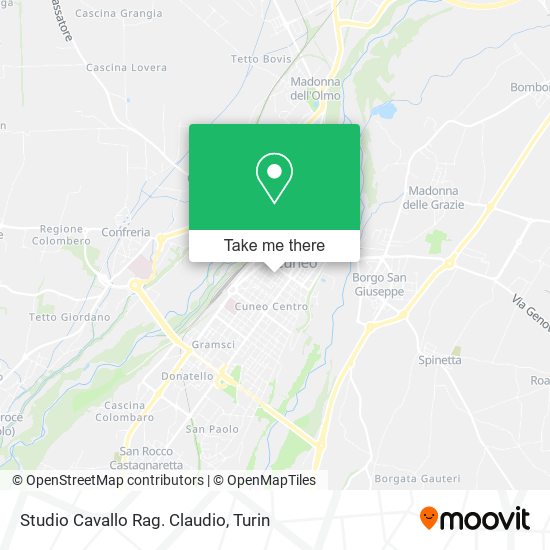 Studio Cavallo Rag. Claudio map