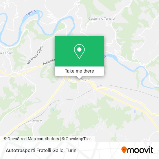 Autotrasporti Fratelli Gallo map