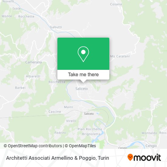 Architetti Associati Armellino & Poggio map