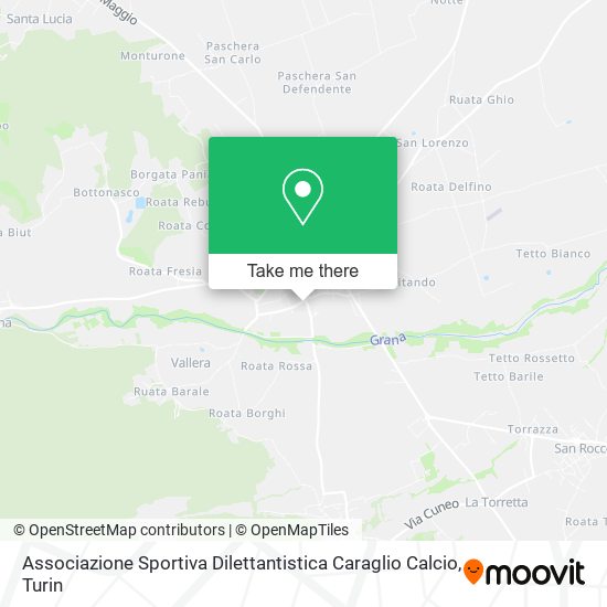 Associazione Sportiva Dilettantistica Caraglio Calcio map