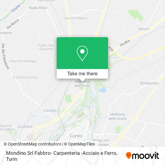 Mondino Srl Fabbro- Carpenteria -Acciaio e Ferro map