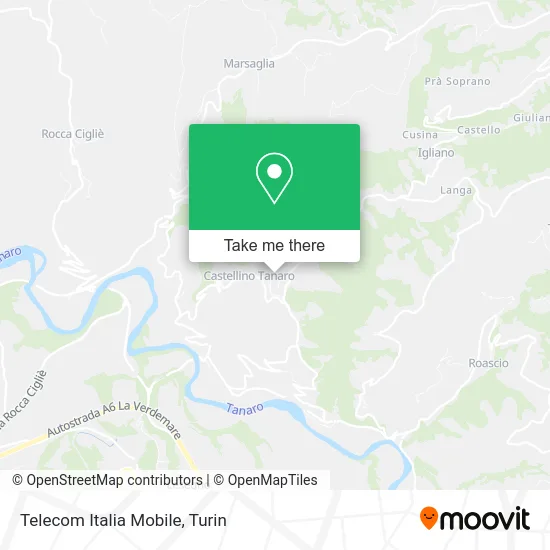 Telecom Italia Mobile map