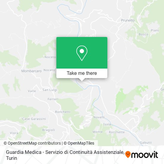 Guardia Medica - Servizio di Continuità Assistenziale map