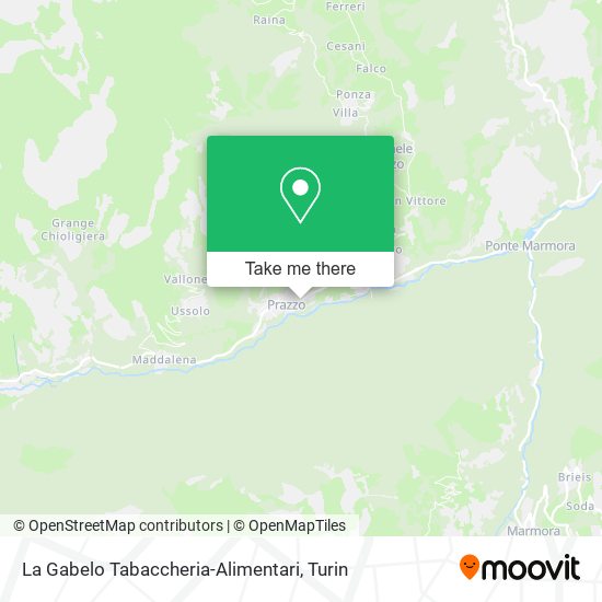 La Gabelo Tabaccheria-Alimentari map