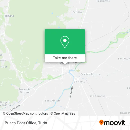 Busca Post Office map
