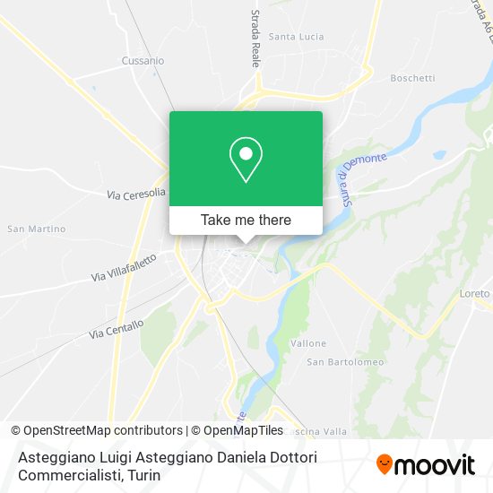 Asteggiano Luigi Asteggiano Daniela Dottori Commercialisti map
