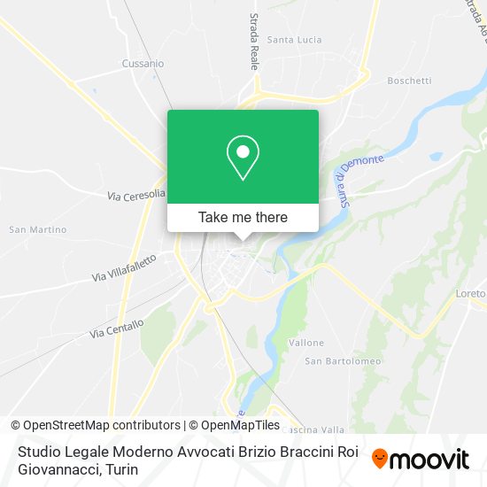 Studio Legale Moderno Avvocati Brizio Braccini Roi Giovannacci map