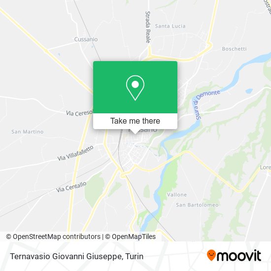 Ternavasio Giovanni Giuseppe map