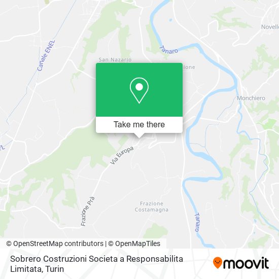 Sobrero Costruzioni Societa a Responsabilita Limitata map
