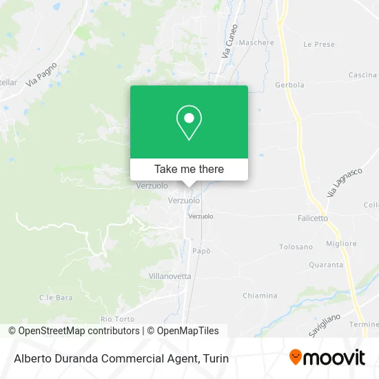 Alberto Duranda Commercial Agent map