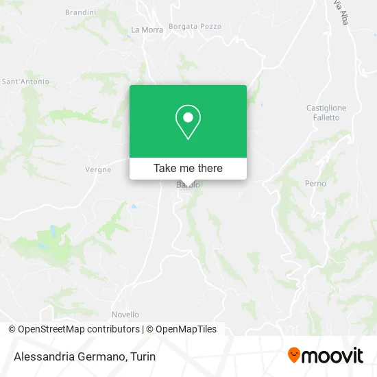 Alessandria Germano map