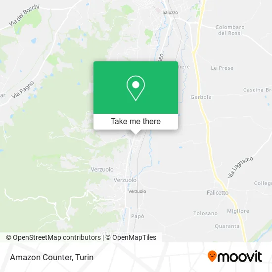 Amazon Counter map
