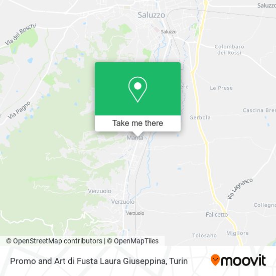 Promo and Art di Fusta Laura Giuseppina map