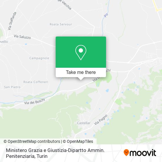 Ministero Grazia e Giustizia-Dipartto Ammin. Penitenziaria map