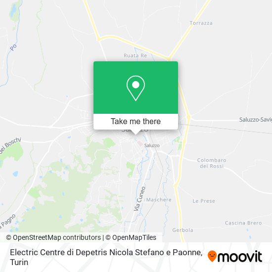 Electric Centre di Depetris Nicola Stefano e Paonne map