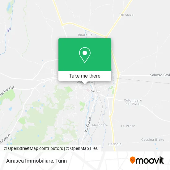 Airasca Immobiliare map