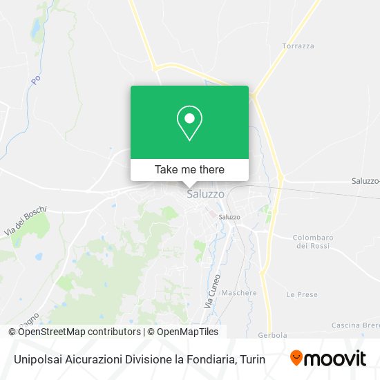 Unipolsai Aicurazioni Divisione la Fondiaria map