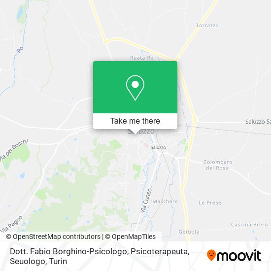 Dott. Fabio Borghino-Psicologo, Psicoterapeuta, Seuologo map