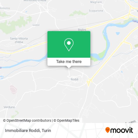 Immobiliare Roddi map