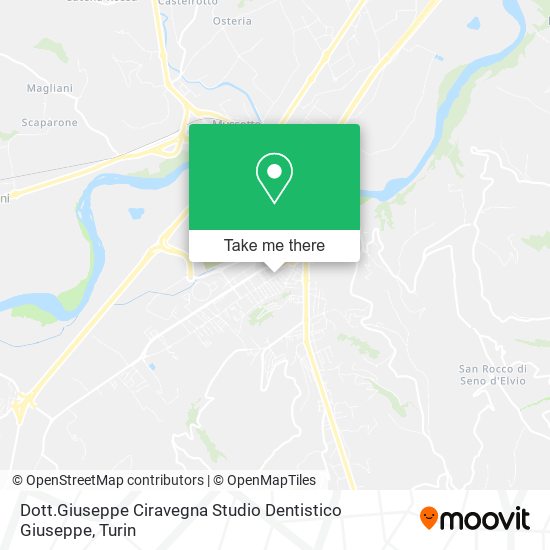Dott.Giuseppe Ciravegna Studio Dentistico Giuseppe map