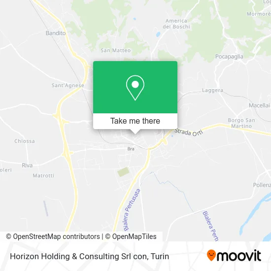 Horizon Holding & Consulting Srl with map