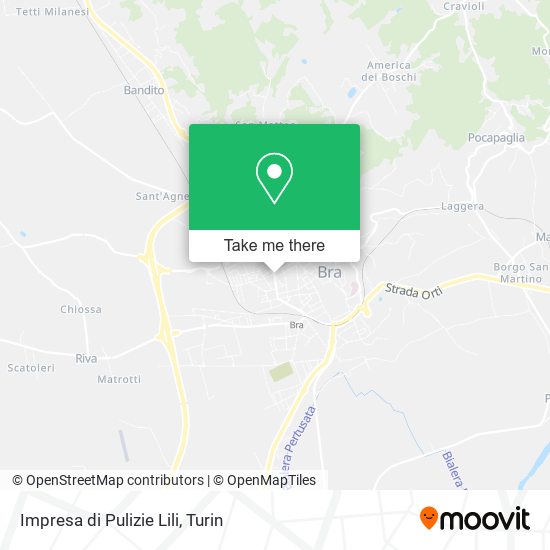 Impresa di Pulizie Lili map