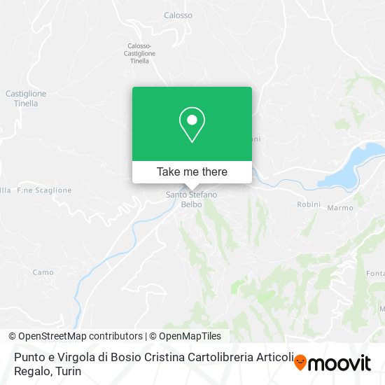 Punto e Virgola di Bosio Cristina Cartolibreria Articoli Regalo map