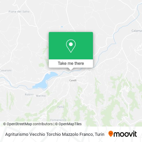 Agriturismo Vecchio Torchio Mazzolo Franco map