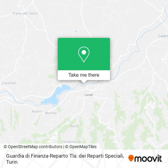 Guardia di Finanza-Reparto Tla. dei Reparti Speciali map