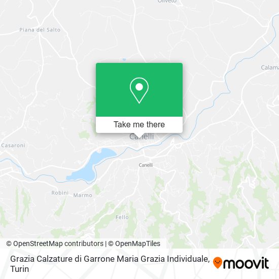 Grazia Calzature di Garrone Maria Grazia Individuale map