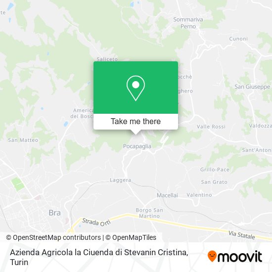 Azienda Agricola la Ciuenda di Stevanin Cristina map