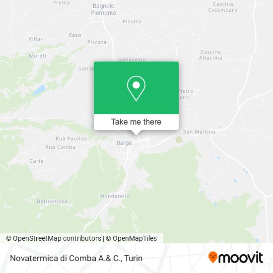 Novatermica di Comba A.& C. map