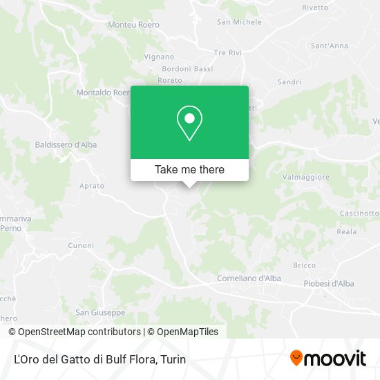 L'Oro del Gatto di Bulf Flora map