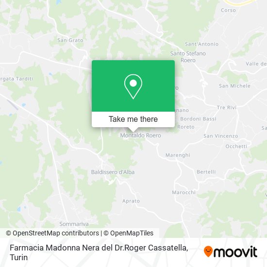 Farmacia Madonna Nera del Dr.Roger Cassatella map