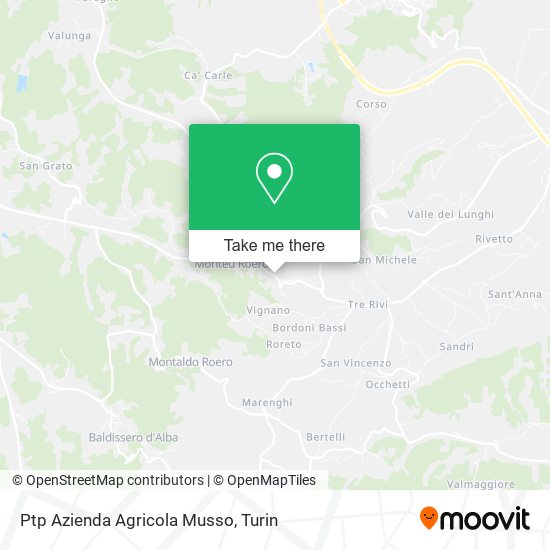 Ptp Azienda Agricola Musso map