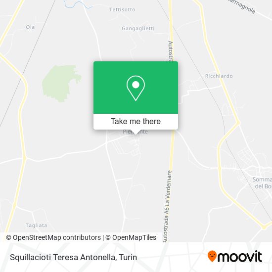 Squillacioti Teresa Antonella map