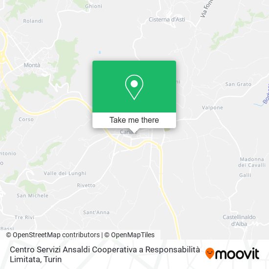 Centro Servizi Ansaldi Cooperativa a Responsabilità Limitata map