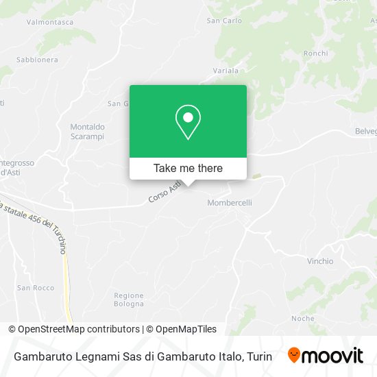 Gambaruto Legnami Sas di Gambaruto Italo map