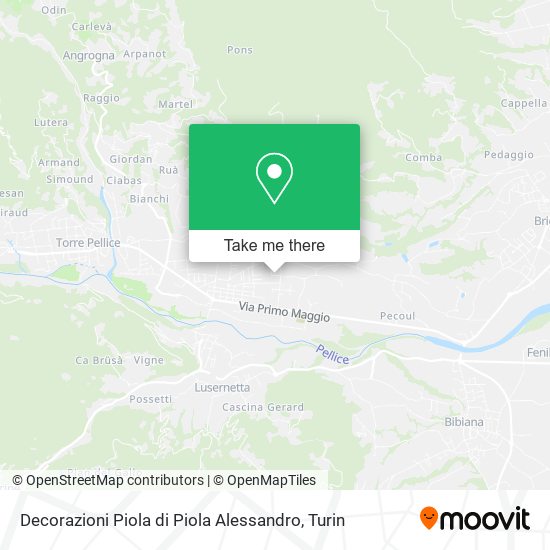 Decorazioni Piola di Piola Alessandro map