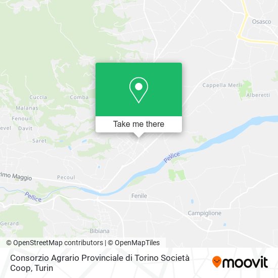 Consorzio Agrario Provinciale di Torino Società Coop map