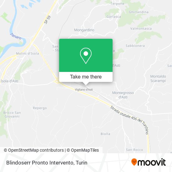 Blindoserr Pronto Intervento map