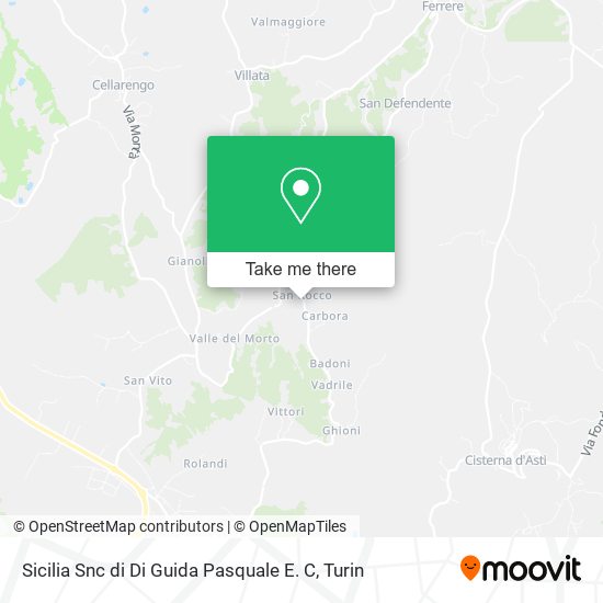 Sicilia Snc di Di Guida Pasquale E. C map