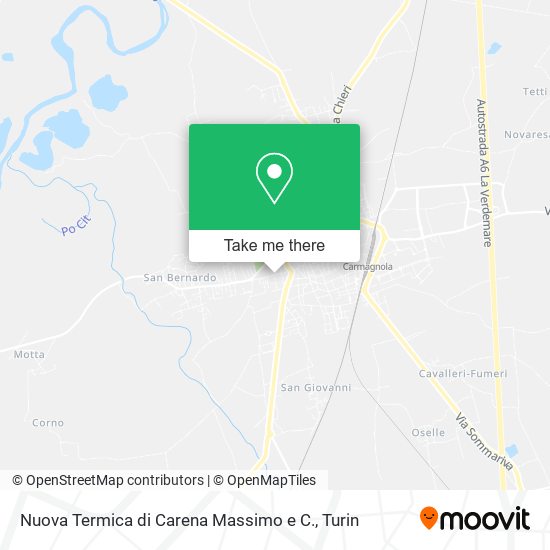 Nuova Termica di Carena Massimo e C. map
