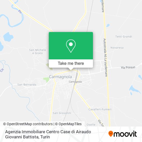 Agenzia Immobiliare Centro Case di Airaudo Giovanni Battista map