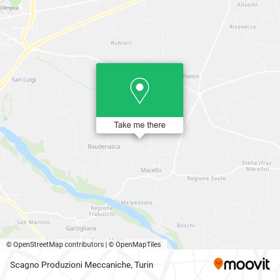 Scagno Produzioni Meccaniche map