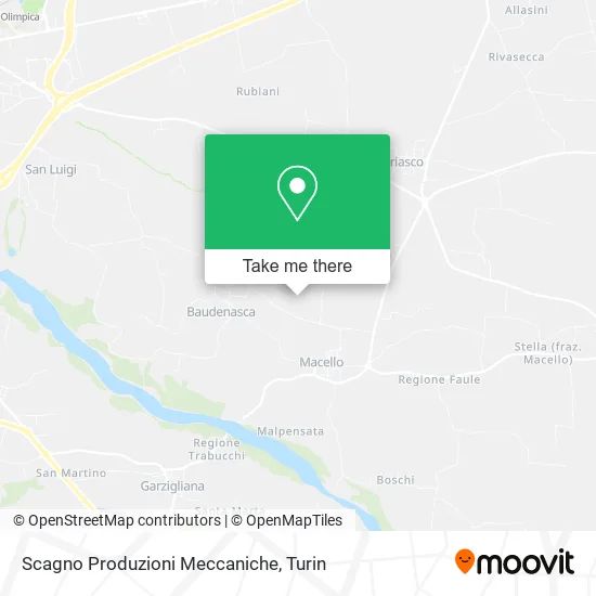 Scagno Produzioni Meccaniche map