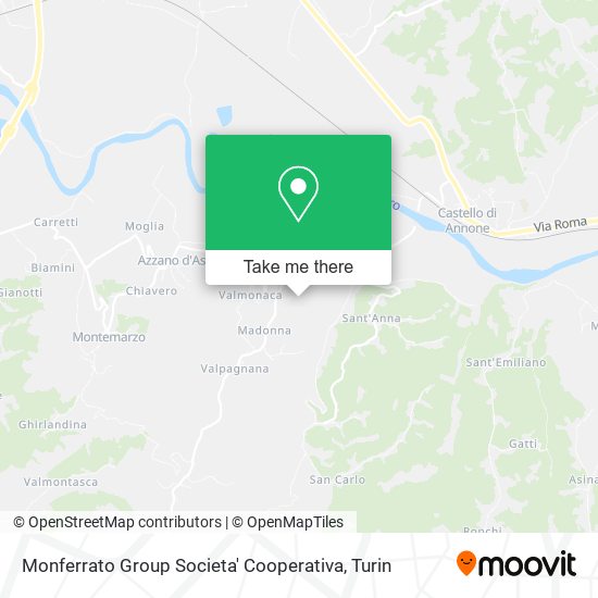Monferrato Group Societa' Cooperativa map