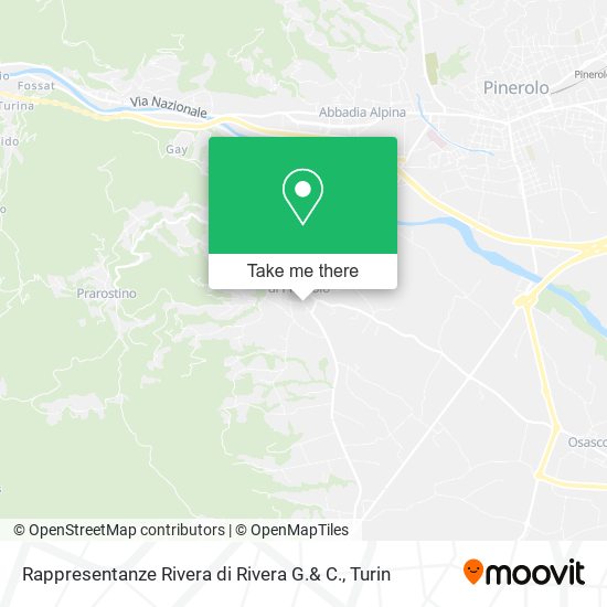 Rappresentanze Rivera di Rivera G.& C. map